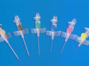 DISPOSABLE I.V.CATHETER-WITH INJECTION PORT